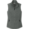 Custom Port Authority Womens Collective Smooth Fleece Vest Graphite Gray