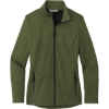 Custom Port Authority Womens Collective Tech Soft Shell Jacket Olive Green