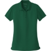 Custom Port Authority Womens Dry Zone UV Micro-Mesh Polo. Deep Forest Green