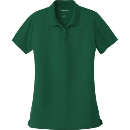 Custom Port Authority Womens Dry Zone UV Micro-Mesh Polo. Deep Forest Green