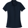 Custom Port Authority Womens Dry Zone UV Micro-Mesh Polo. River Blue Navy
