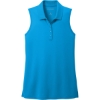 Custom Port Authority Womens Dry Zone UV Micro-Mesh Sleeveless Polo Coastal Blue