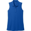 Custom Port Authority Womens Dry Zone UV Micro-Mesh Sleeveless Polo True Royal Blue