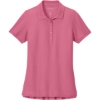 Custom Port Authority Womens Wearever Signature Pique Polo Awareness Pink