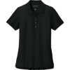 Custom Port Authority Womens Wearever Signature Pique Polo Deep Black