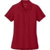 Custom Port Authority Womens Wearever Signature Pique Polo Rich Red