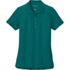 Custom Port Authority Womens Wearever Signature Pique Polo Teal Green