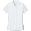 Custom Port Authority Womens Wearever Signature Pique Polo White
