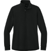 Custom Port Authority Womens Wearever Signature Double Pique 1/4-Zip Deep Black