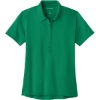 Custom Port Authority Womens Wearever Performance Pique Polo Bright Kelly Green