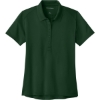 Custom Port Authority Womens Wearever Performance Pique Polo Deep Forest Green