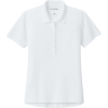 Custom Port Authority Womens Wearever Performance Pique Polo White
