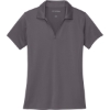 Custom Port Authority Womens Performance Staff Polo Graphite Gray