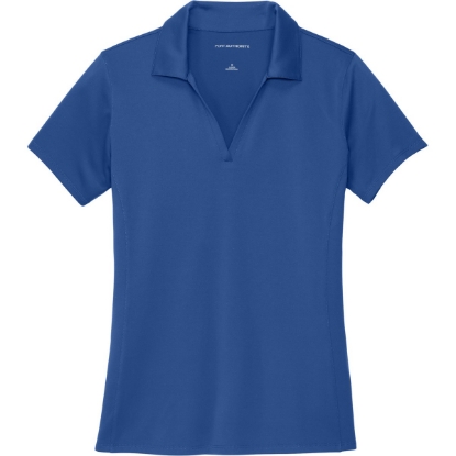 Custom Port Authority Womens Performance Staff Polo True Blue