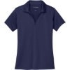 Custom Port Authority Womens Performance Staff Polo True Navy Blue