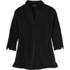 Custom Port Authority Womens Luxe Knit Tunic. Deep Black