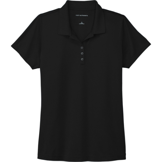 Custom Port Authority Womens Eclipse Stretch Polo. Deep Black