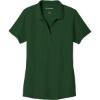 Custom Port Authority Womens EZPerformance Pique Polo. Deep Forest Gn