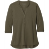 Custom Port Authority Womens UV Choice Pique Henley Deep Olive Green