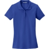 Custom Port Authority Womens EZCotton Polo. True Royal Blue