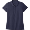 Custom Port Authority Womens SuperPro React Polo. True Navy Blue