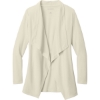 Custom Port Authority Womens Breakwater Open Cardigan Parchment White