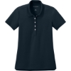 Custom Port Authority Womens Dry Zone Stain-Release Grid Polo Night Navy Blue