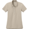 Custom Port Authority Womens Dry Zone Stain-Release Grid Polo Sahara Beige