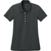 Custom Port Authority Womens Dry Zone Stain-Release Grid Polo SealGrey