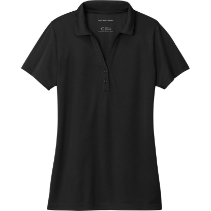 Custom Port Authority Womens C-FREE Performance Polo Deep Black