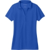 Custom Port Authority Womens C-FREE Performance Polo True Royal Blue