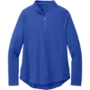 Custom Port Authority Womens C-FREE Cypress 1/4-Zip True Royal Blue