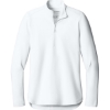 Custom Port Authority Womens C-FREE Double Knit 1/4-Zip White
