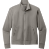 Custom Port Authority Womens C-FREE Double Knit Full-Zip SmokeGrey