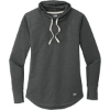 Custom New Era Womens Sueded Cotton Blend Cowl Tee Black Heather