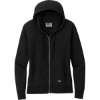 Custom New Era Womens Thermal Full-Zip Hoodie Black
