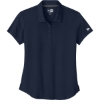 Custom New Era Womens Power Polo True Navy Blue