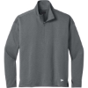 Custom New Era Womens Power 1/2-Zip Shadow Gray Heather
