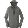 Custom New Era Womens French Terry Pullover Hoodie. Black Twist