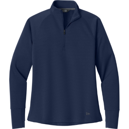 Custom New Era Womens Stand Out 1/4-Zip True Navy Blue