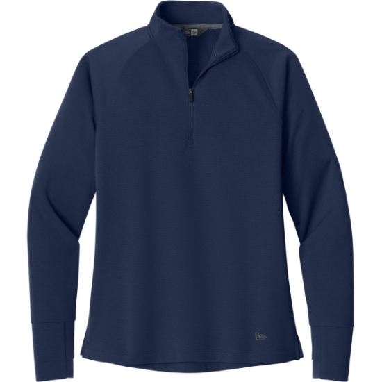 Custom New Era Womens Stand Out 1/4-Zip True Navy Blue