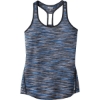 Custom OGIO Womens Verge Racerback Tank. Electric Blue Space Dye
