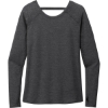Custom OGIO Womens Force Long Sleeve Tee Blacktop Heather