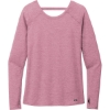 Custom OGIO Womens Force Long Sleeve Tee Lilac Pink Heather
