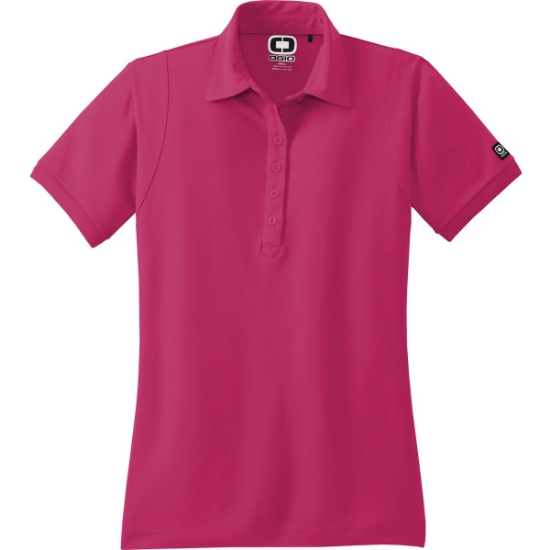 Custom OGIO - Jewel Polo. Pink Crush