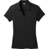 Custom OGIO Womens Framework Polo. Blacktop Black