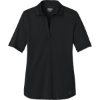Custom OGIO Womens Metro Polo. Blacktop Black