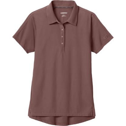 Custom OGIO Womens Envision Polo Deep Rose Red