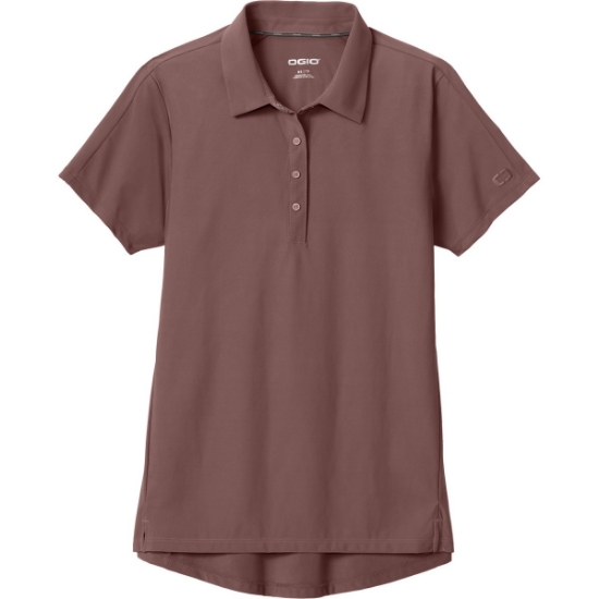 Custom OGIO Womens Envision Polo Deep Rose Red