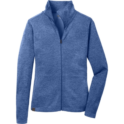 Custom OGIO Womens Pixel Full-Zip. Optic Blue